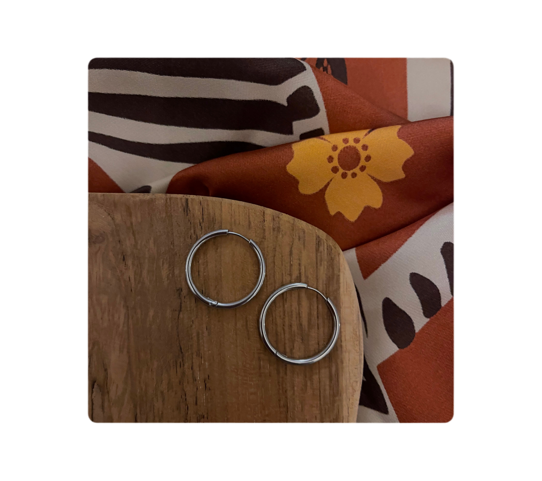 Créoles rondes 24mm