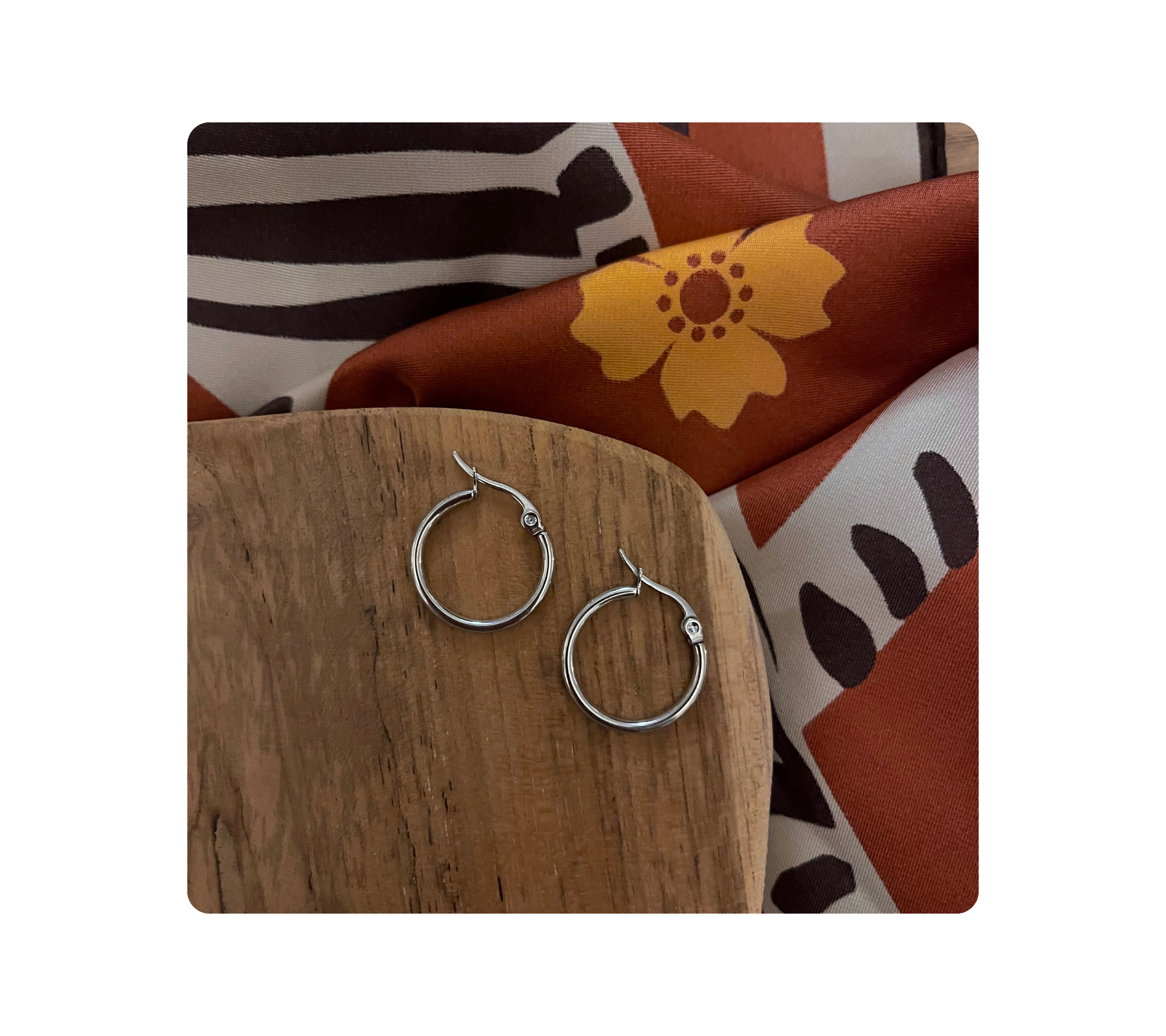 Créoles lisses 20mm