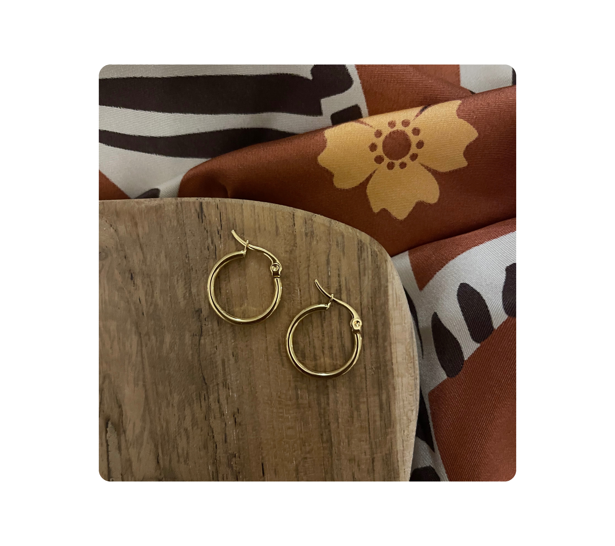 Créoles lisses 20mm